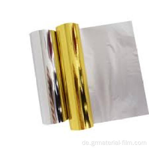 Gold- und Silbermetallic Wärmelaminierungsfilm